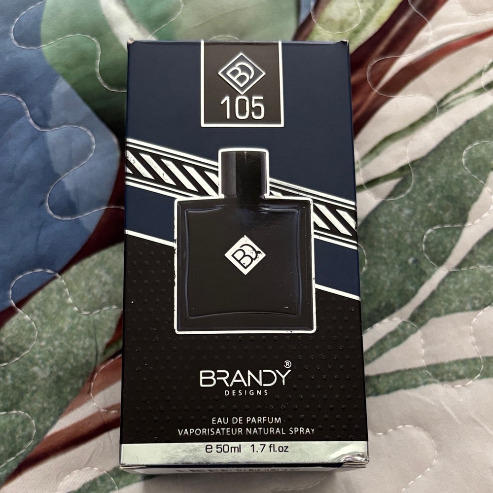 Brandy Melville Navy Blue and Black Fragrance Cologne for Men